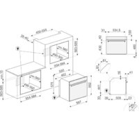 Электрический духовой шкаф Smeg SO6302M2X - Превью изображения №9 — Интернет-магазин ПроЗаказ