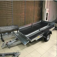 Универсальная жесткая сцепка AvtoS A25P1B (2500x1500x300, R13, ресс. 3302(ГАЗ-2лист)) - Превью изображения №2 — Интернет-магазин ПроЗаказ