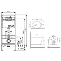 Унитаз подвесной Lauter Sulzdorf + TECE Kit 9400412 (белый с микролифтом) - Превью изображения №20 — Интернет-магазин ПроЗаказ