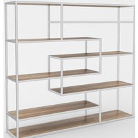 Hype Mebel Зиг-Заг 200x150 (белый/дуб галифакс натуральный)