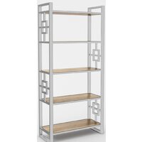 Hype Mebel Квадро 50x170 (белый/дуб галифакс натуральный)