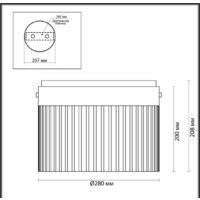 Люстра средней высоты Odeon Light Pillari 5047/24LC - Превью изображения №4 — Интернет-магазин ПроЗаказ