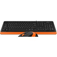 Офисный набор A4Tech Fstyler F1010 (черный/оранжевый) - Превью изображения №2 — Интернет-магазин ПроЗаказ