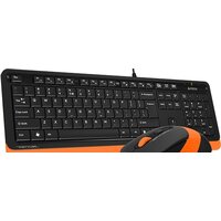 Офисный набор A4Tech Fstyler F1010 (черный/оранжевый) - Превью изображения №3 — Интернет-магазин ПроЗаказ
