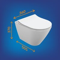 Унитаз подвесной Cersanit City Smart 64822 - Превью изображения №13 — Интернет-магазин ПроЗаказ