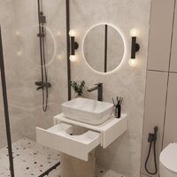  ЗОВ Тумба под умывальник Токио Премиум 60 TP60WWPTOC2 (белый) - Превью изображения №7 — Интернет-магазин ПроЗаказ