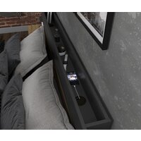 Кровать Интерлиния Loft LT-К160 160x200 (дуб золотой-антрацит) - Превью изображения №4 — Интернет-магазин ПроЗаказ
