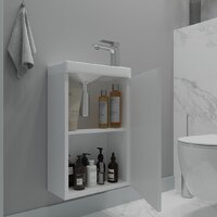  ЗОВ Тумба под умывальник Монови Слим 40 S40LW0LW9268 (белый матовый) - Превью изображения №4 — Интернет-магазин ПроЗаказ