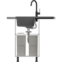Кухонная мойка Quadron HB8203U1-G1_P2O - Превью изображения №4 — Интернет-магазин ПроЗаказ