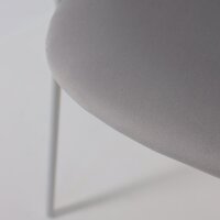 Стул с подлокотниками Алвест AV 433 (светло-серый бархат H-09/белый) - Превью изображения №13 — Интернет-магазин ПроЗаказ