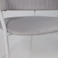 Стул с подлокотниками Алвест AV 433 (светло-серый бархат H-09/белый) - Превью изображения №10 — Интернет-магазин ПроЗаказ