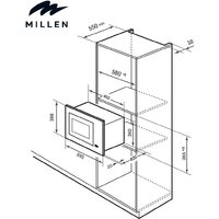 Микроволновая печь Millen MBW 381 SX - Превью изображения №2 — Интернет-магазин ПроЗаказ