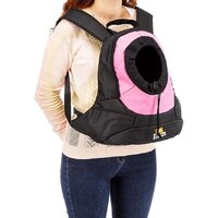 Рюкзак-переноска Ferplast Kangoo L 85748316 (черный/розовый) - Превью изображения №2 — Интернет-магазин ПроЗаказ