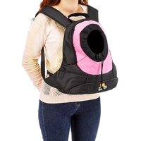 Рюкзак-переноска Ferplast Kangoo L 85748316 (черный/розовый) - Превью изображения №4 — Интернет-магазин ПроЗаказ