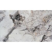 Готовая кухня ВерсоМебель Эко-7 1.2x2.6 левая (сумеречный голубой/дуб гранж песочный/ст.альберика) - Превью изображения №3 — Интернет-магазин ПроЗаказ