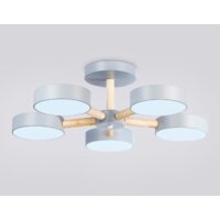 Припотолочная люстра Ambrella light FL4826/5 GR - Превью изображения №3 — Интернет-магазин ПроЗаказ