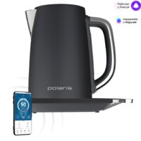 Электрический чайник Polaris PWK 1755CAD WIFI IQ Home (серый) - Превью изображения №2 — Интернет-магазин ПроЗаказ