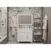  Misty Купер - 90 Тумба напольная с 4 ящ. правая, белая эмаль - П-Куп01090-0124ЯП - Превью изображения №4 — Интернет-магазин ПроЗаказ