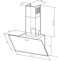 Кухонная вытяжка LEX Moza 600 R1 (белый) - Превью изображения №4 — Интернет-магазин ПроЗаказ