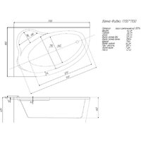 Ванна Aquatek Фиджи 170x110L FID170-0000001 - Превью изображения №4 — Интернет-магазин ПроЗаказ