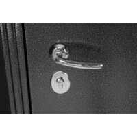 Металлическая дверь Guard Термо MG75 97х205 правая (черное серебро/серый) - Превью изображения №8 — Интернет-магазин ПроЗаказ