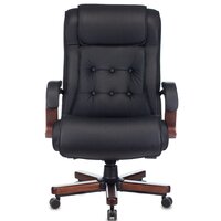 Офисное кресло Бюрократ T-9926WALNUT (черный) - Превью изображения №3 — Интернет-магазин ПроЗаказ