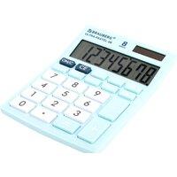 Бухгалтерский калькулятор BRAUBERG Ultra Pastel-08-LB 250513 (голубой) - Превью изображения №3 — Интернет-магазин ПроЗаказ