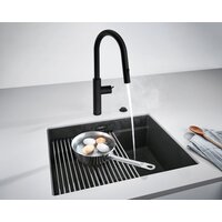 Кухонная мойка Franke Kanon KNG 110-52 125.0721.150 (черный матовый) - Превью изображения №3 — Интернет-магазин ПроЗаказ