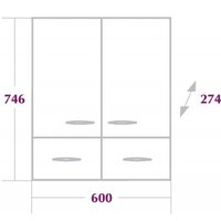  Onika Шкаф Кредо 60.2 [306004] - Превью изображения №3 — Интернет-магазин ПроЗаказ