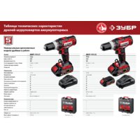 Дрель-шуруповерт Зубр Мастер ДШЛ-145-22 (с 2-мя АКБ, кейс) - Превью изображения №11 — Интернет-магазин ПроЗаказ