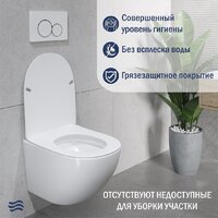 Унитаз подвесной Lauter Sulzdorf + TECE Kit 9400413 (белый с микролифтом) - Превью изображения №5 — Интернет-магазин ПроЗаказ