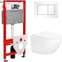 Унитаз подвесной Lauter Sulzdorf + TECE Kit 9400413 (белый с микролифтом) - Превью изображения №1 — Интернет-магазин ПроЗаказ