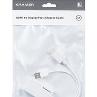 Адаптер Kramer Electronics HDMI - DisplayPort ADC-HM/DPF (0.2 м, белый) - Превью изображения №2 — Интернет-магазин ПроЗаказ