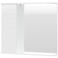Volna Шкаф с зеркалом Joli 80 L (белый)