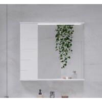  Volna Шкаф с зеркалом Joli 80 L (белый) - Превью изображения №6 — Интернет-магазин ПроЗаказ