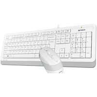 Офисный набор A4Tech Fstyler F1010 (белый/серый) - Превью изображения №4 — Интернет-магазин ПроЗаказ