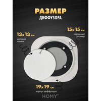 Вентиляционная решетка HOMY AIR круглый A100W d150 (белая) - Превью изображения №3 — Интернет-магазин ПроЗаказ