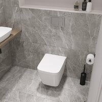 Унитаз подвесной Lauter Square 214903 + GROHE Rapid SL 38721001 + GROHE 37131000 (овальная, хром) - Превью изображения №12 — Интернет-магазин ПроЗаказ