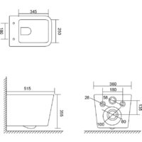 Унитаз подвесной Lauter Square 214903 + GROHE Rapid SL 38721001 + GROHE 37131000 (овальная, хром) - Превью изображения №19 — Интернет-магазин ПроЗаказ
