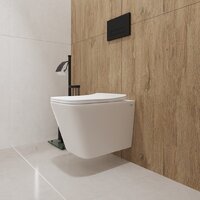Унитаз подвесной Lauter Square 214903 + GROHE Rapid SL 38721001 + GROHE 37131000 (овальная, хром) - Превью изображения №11 — Интернет-магазин ПроЗаказ