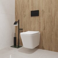 Унитаз подвесной Lauter Square 214903 + GROHE Rapid SL 38721001 + GROHE 37131000 (овальная, хром) - Превью изображения №10 — Интернет-магазин ПроЗаказ