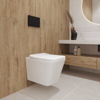 Унитаз подвесной Lauter Square 214903 + GROHE Rapid SL 38721001 + GROHE 37131000 (овальная, хром) - Превью изображения №8 — Интернет-магазин ПроЗаказ