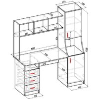 Стол Мебель-класс Партнер Левый (венге/ясень шимо светлый) - Превью изображения №2 — Интернет-магазин ПроЗаказ