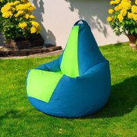 Кресло-мешок Mio Tesoro Груша Kombo XXL GF-130x85-NN (небесный/неон) - Превью изображения №3 — Интернет-магазин ПроЗаказ