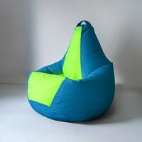 Кресло-мешок Mio Tesoro Груша Kombo XXL GF-130x85-NN (небесный/неон) - Превью изображения №2 — Интернет-магазин ПроЗаказ