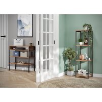 Стеллаж Mio Tesoro Mila Loft (дуб золотой крафт/черный) - Превью изображения №4 — Интернет-магазин ПроЗаказ