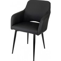 Офисный стул Бюрократ CH-380F (черный, экокожа) - Превью изображения №3 — Интернет-магазин ПроЗаказ