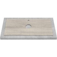  ЗОВ Тумба под умывальник Токио Премиум 60 TP60ELSPTOC2 (вяз либерти серебряный) - Превью изображения №3 — Интернет-магазин ПроЗаказ