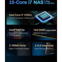 Сетевой накопитель TerraMaster T9-500 Pro - Превью изображения №3 — Интернет-магазин ПроЗаказ