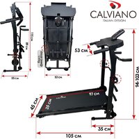 Механическая беговая дорожка Calviano BeFIT (черный) - Превью изображения №11 — Интернет-магазин ПроЗаказ